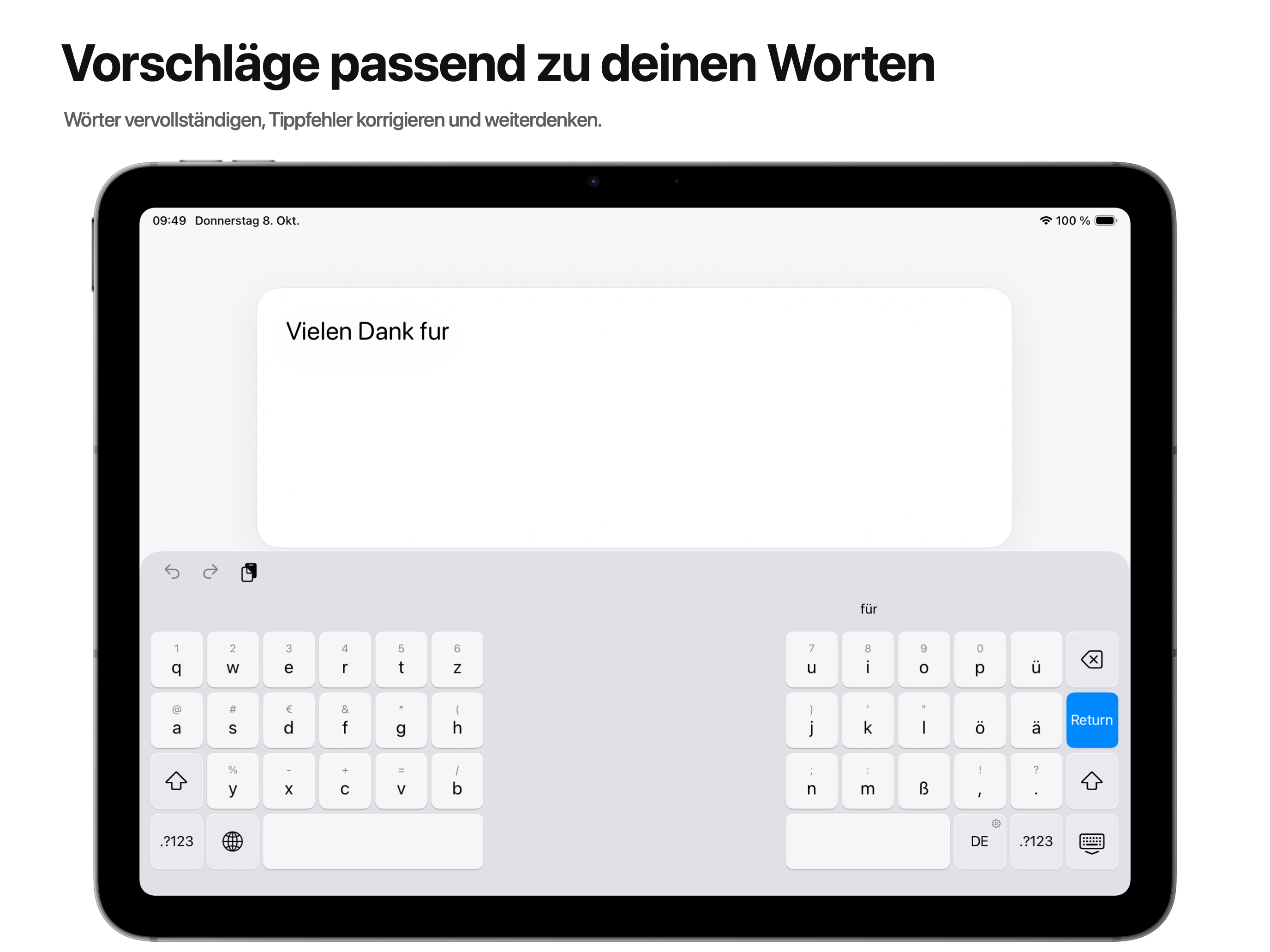 Vorschläge passend zu deinen Worten