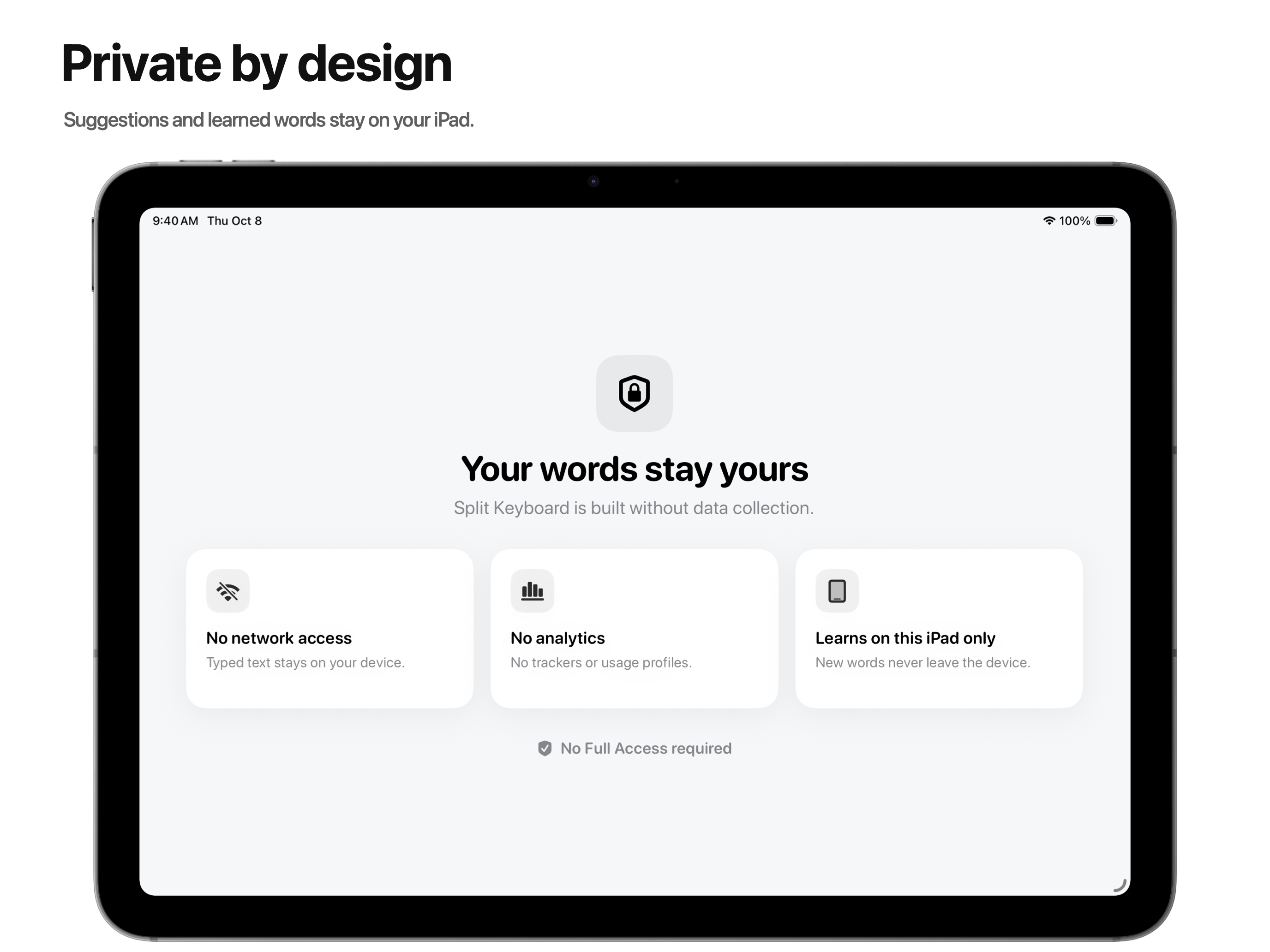 Private by design